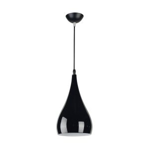Lampa wisząca czarna JUSTA 1xE27x42W wym: 115x16x16 cm Struhm 841925 Lampa wisząca czarna JUSTA 1xE27x42W wym: 115x16x16 cm Struhm 841925