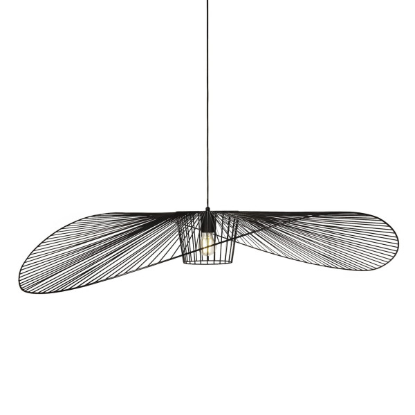 Lampa wisząca czarna KAPELUSZ 1xE27x60W wym: 100x120x120 cm Kaja 854239