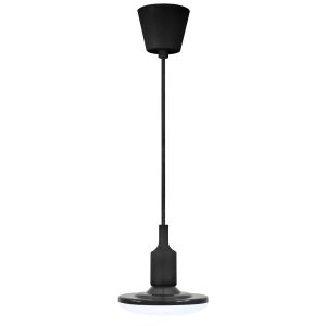 Lampa wisząca czarna KIKI 1xE27x10W wym: 100x23x15 cm Polux 856495 Lampa wisząca czarna KIKI 1xE27x10W wym: 100x23x15 cm Polux 856495