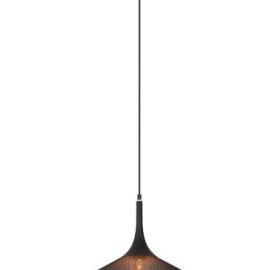Lampa wisząca czarna KIRUNA 1xE27x40W wym: 110x50x50 cm Candellux 205880 Lampa wisząca czarna KIRUNA 1xE27x40W wym: 110x50x50 cm Candellux 205880
