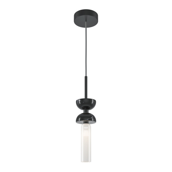 Lampa wisząca czarna Kyoto 1xG9x28W wym: 336,5x10x10 cm Maytoni 849339