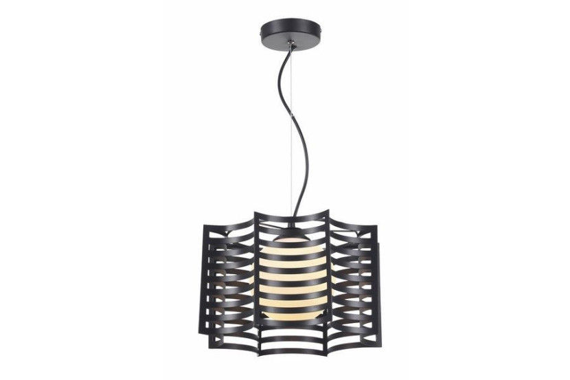 Lampa wisząca czarna Laria 1xE27x40W wym: 120x30x30 cm Reality 846218
