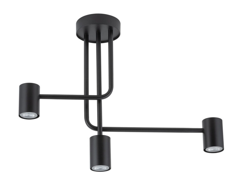 Lampa wisząca czarna Luis 3xGU10x25W wym: 46x60x13 cm Sigma Lighting 838025