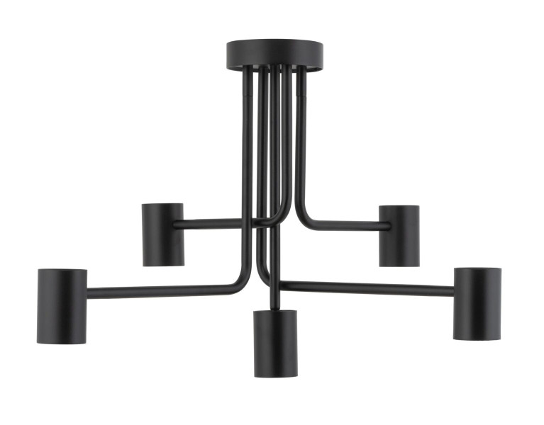 Lampa wisząca czarna Luis 5xGU10x25W wym: 46x72x58 cm Sigma Lighting 837823