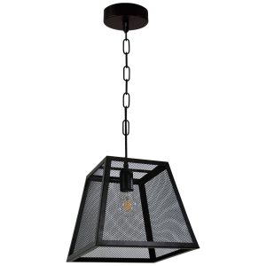 Lampa wisząca czarna MADERA 1xE27x20W wym: 140x29x29 cm Polux 856438 Lampa wisząca czarna MADERA 1xE27x20W wym: 140x29x29 cm Polux 856438