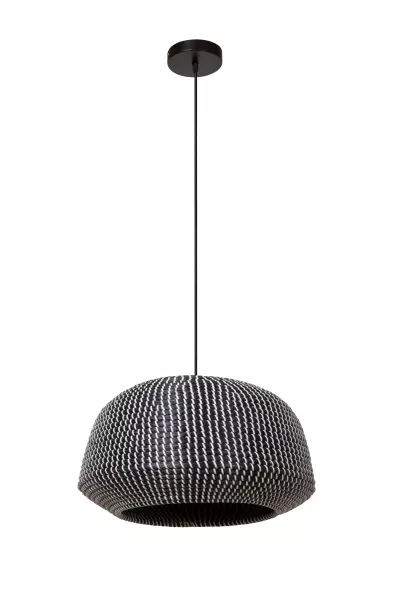 Lampa wisząca czarna MADUKA 1xE27x40W wym: 127,5x47x47 cm Lucide 851047