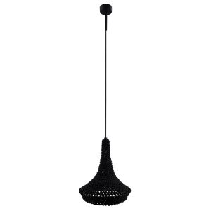 Lampa wisząca czarna MAHAKA 1xE27x20W wym: 175x26x26 cm Shilo 846108 Lampa wisząca czarna MAHAKA 1xE27x20W wym: 175x26x26 cm Shilo 846108