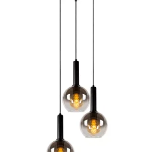 Lampa wisząca czarna MARIUS 3xE27x40W wym: 150×48,5×48,5 cm Lucide 850295 Lampa wisząca czarna MARIUS 3xE27x40W wym: 150×48,5×48,5 cm Lucide 850295