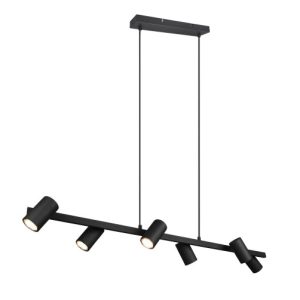 Lampa wisząca czarna MARLEY 6xGU10x35W wym:150x115x115 Trio 1000770 Lampa wisząca czarna MARLEY 6xGU10x35W wym:150x115x115 Trio 1000770