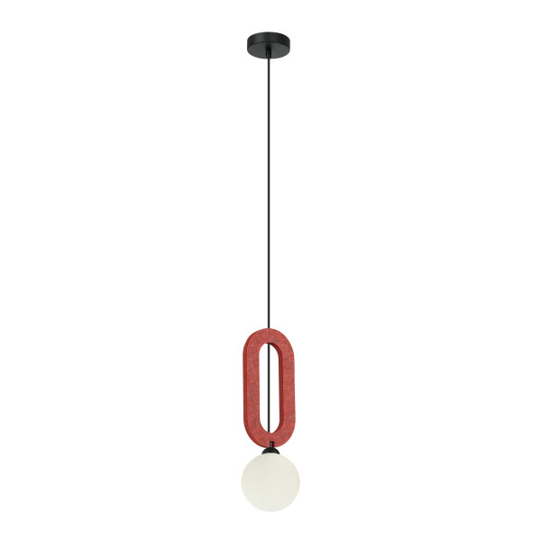 Lampa wisząca czarna MASSO 1xG9x25W wym: 118x12x12 cm Italux 836338