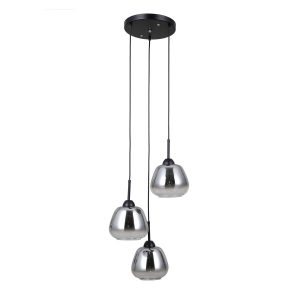 Lampa wisząca czarna matowa FELIS 3xE27x40W wym: 120x38x38 cm Italux 835736 Lampa wisząca czarna matowa FELIS 3xE27x40W wym: 120x38x38 cm Italux 835736