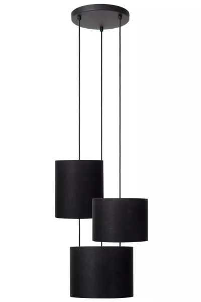 Lampa wisząca czarna MAYA 3xE27x40W wym: 150x50x50 cm Lucide 850374
