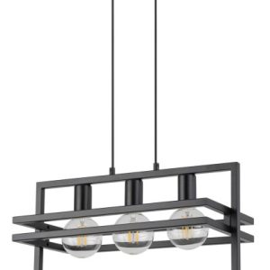 Lampa wisząca czarna Merci 3xE27x15W wym: 80x52x26 cm Sigma Lighting 837896 Lampa wisząca czarna Merci 3xE27x15W wym: 80x52x26 cm Sigma Lighting 837896
