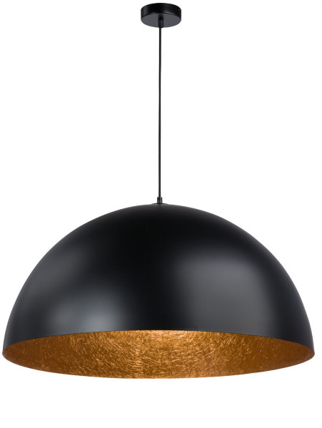 Lampa wisząca czarna-miedziana Sfera 1xE27x15W Sigma Lighting 838010