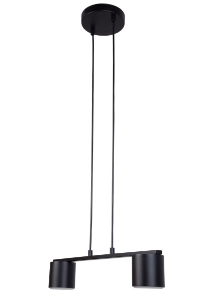 Lampa wisząca czarna MILA 2xGX53x12W wym: 100x46x14 cm Sigma Lighting 835845