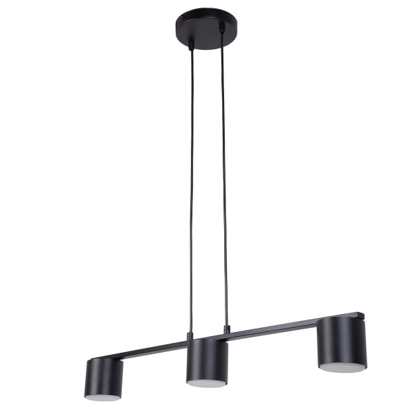 Lampa wisząca czarna MILA 3xGX53x12W wym: 100x70x14 cm Sigma Lighting 835788