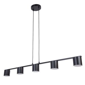 Lampa wisząca czarna MILA 5xGX53x12W wym: 100x100x14 cm Sigma Lighting 835711 Lampa wisząca czarna MILA 5xGX53x12W wym: 100x100x14 cm Sigma Lighting 835711