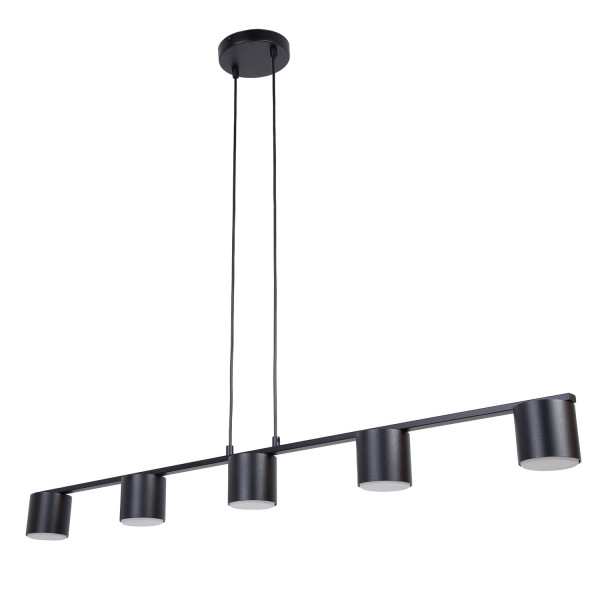 Lampa wisząca czarna MILA 5xGX53x12W wym: 100x100x14 cm Sigma Lighting 835711
