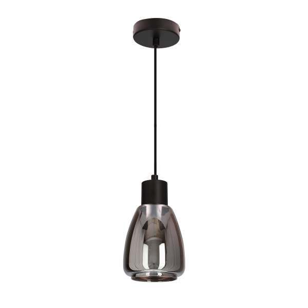 Lampa wisząca czarna MOLDO 1xE27x40W wym: 120x12x12 cm Candellux 923511