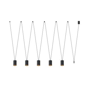 Lampa wisząca czarna MORE TONE 5xGU10x10W Nowodvorski 858258 Lampa wisząca czarna MORE TONE 5xGU10x10W Nowodvorski 858258