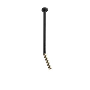 Lampa wisząca czarna-mosiądz Stick 1xG9x5W wym: 63×5,5×12 cm Aldex 858061
