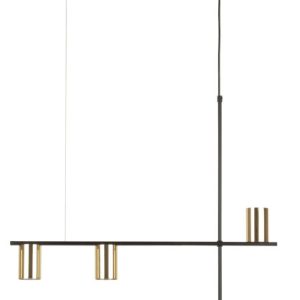 Lampa wisząca czarna-mosiądzowany Vendo 4xGU10x12W Sigma Lighting 836214