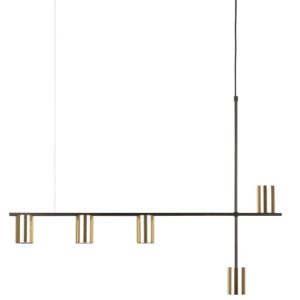 Lampa wisząca czarna-mosiądzowany Vendo 5xGU10x12W Sigma Lighting 836320