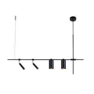Lampa wisząca czarna NAMASU 4xG9x25W wym: 95x95x6 cm Shilo 845945 Lampa wisząca czarna NAMASU 4xG9x25W wym: 95x95x6 cm Shilo 845945