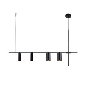 Lampa wisząca czarna NAMASU 4xGU10x28W wym: 95x95x6 cm Shilo 845651 Lampa wisząca czarna NAMASU 4xGU10x28W wym: 95x95x6 cm Shilo 845651