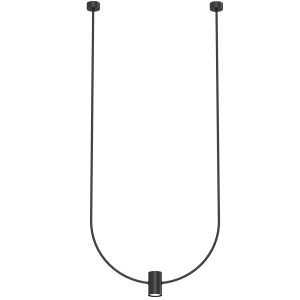Lampa wisząca czarna NO. C 1xGU10x10W wym: 125x58x6 cm Shilo 845309 Lampa wisząca czarna NO. C 1xGU10x10W wym: 125x58x6 cm Shilo 845309