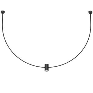 Lampa wisząca czarna NO. C 1xGU10x10W wym: 90x126x6 cm Shilo 847948 Lampa wisząca czarna NO. C 1xGU10x10W wym: 90x126x6 cm Shilo 847948