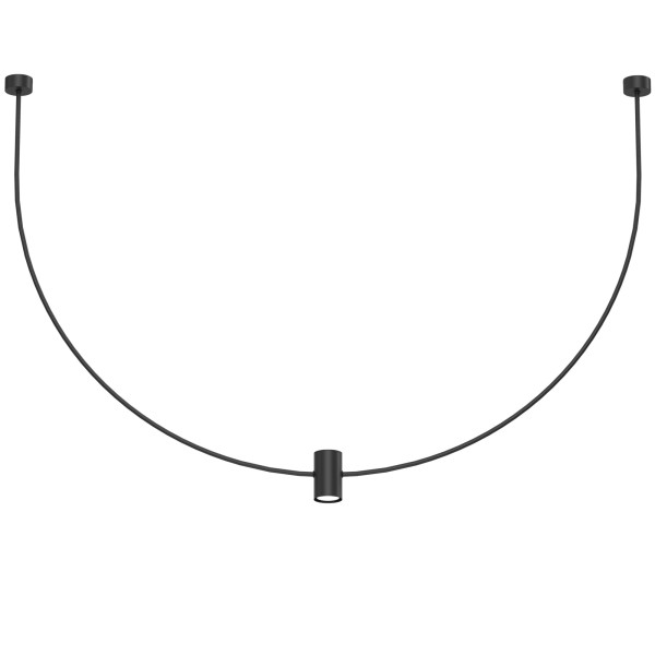 Lampa wisząca czarna NO. C 1xGU10x10W wym: 90x126x6 cm Shilo 847948