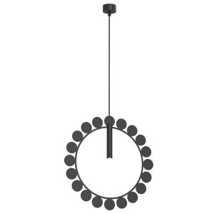 Lampa wisząca czarna NO. O 1xG9x2,5W wym: 150x42x42 cm Shilo 846117 Lampa wisząca czarna NO. O 1xG9x2,5W wym: 150x42x42 cm Shilo 846117