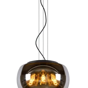 Lampa wisząca czarna OLIVIA 3xE27x40W wym: 170x40x40 cm Lucide 850133 Lampa wisząca czarna OLIVIA 3xE27x40W wym: 170x40x40 cm Lucide 850133
