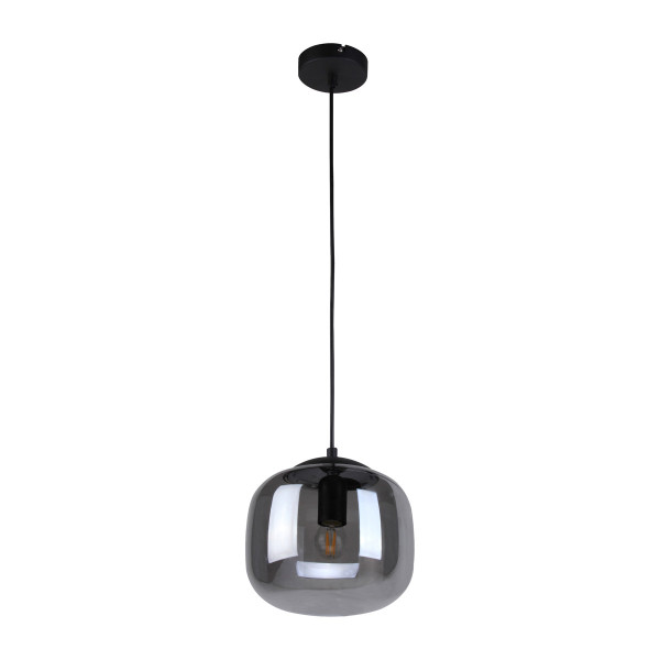 Lampa wisząca czarna piaskowana CALTO 1xE27x40W wym: 120x22x22 cm Italux 835800