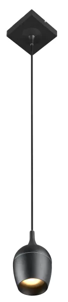 Lampa wisząca czarna PRESTON 1xGU10x50W wym: 40x10x10 cm Lucide 850310