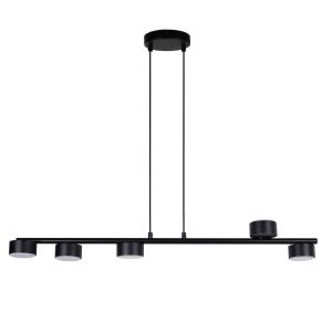 Lampa wisząca czarna PUNTO 5xGX53x12W wym: 120×90,5×14 cm Sigma Lighting 837939 Lampa wisząca czarna PUNTO 5xGX53x12W wym: 120×90,5×14 cm Sigma Lighting 837939
