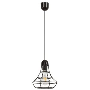 Lampa wisząca czarna Ramsey 1xE27x60W wym: 98x20x20 cm Rabalux 959184 Lampa wisząca czarna Ramsey 1xE27x60W wym: 98x20x20 cm Rabalux 959184