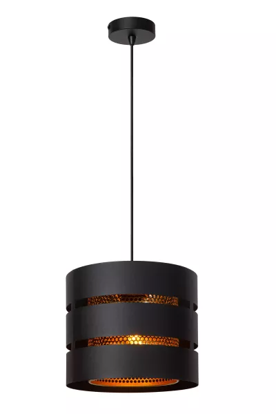 Lampa wisząca czarna ROSAS 1xE27x40W wym: 152x26x26 cm Lucide 850408