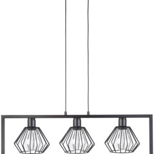 Lampa wisząca czarna Saga 3xE27x15W wym: 90x76x13 cm Sigma Lighting 856479 Lampa wisząca czarna Saga 3xE27x15W wym: 90x76x13 cm Sigma Lighting 856479