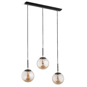 Lampa wisząca czarna SEBIA 3xE14x10W wym: 90x55x15 cm Alfa 953240 Lampa wisząca czarna SEBIA 3xE14x10W wym: 90x55x15 cm Alfa 953240