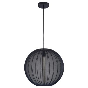 Lampa wisząca czarna SENSAI 1xE27x20W wym: 120x40x40 cm Polux 837792 Lampa wisząca czarna SENSAI 1xE27x20W wym: 120x40x40 cm Polux 837792