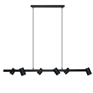 Lampa wisząca czarna Snow 6xGU10x15W wym: 150x115x23 cm Light Prestige 853943 Lampa wisząca czarna Snow 6xGU10x15W wym: 150x115x23 cm Light Prestige 853943