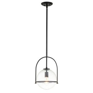 Lampa wisząca czarna Somerset 1xE27x60W wym: 43x30x30 cm Quintiesse 852018 Lampa wisząca czarna Somerset 1xE27x60W wym: 43x30x30 cm Quintiesse 852018