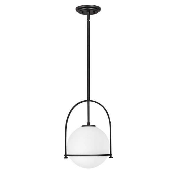 Lampa wisząca czarna Somerset 1xE27x60W wym: 43x30x30 cm Quintiesse 851962