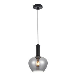 Lampa wisząca czarna STABLA 1xE27x40W wym: 102x19x19 cm Italux 836032 Lampa wisząca czarna STABLA 1xE27x40W wym: 102x19x19 cm Italux 836032