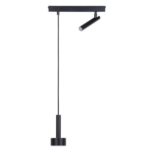 Lampa wisząca czarna STAMP 2xGX53x15W wym: 100x30x15 cm Sigma Lighting 836036