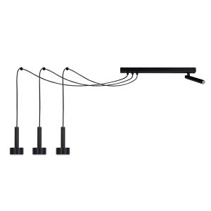 Lampa wisząca czarna STAMP 4xGX53x15W wym: 150x50x15 cm Sigma Lighting 836153 Lampa wisząca czarna STAMP 4xGX53x15W wym: 150x50x15 cm Sigma Lighting 836153