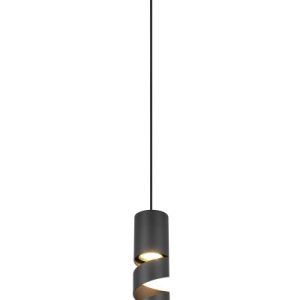 Lampa wisząca czarna STREAM 1xGU10x10W wym: 150x12x12 cm Trio 838103 Lampa wisząca czarna STREAM 1xGU10x10W wym: 150x12x12 cm Trio 838103