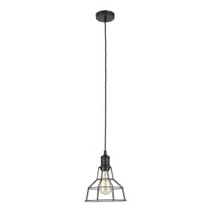 Lampa wisząca czarna Synthia 1xE27x60W wym: 100x20x20 cm Italux 856617 Lampa wisząca czarna Synthia 1xE27x60W wym: 100x20x20 cm Italux 856617
